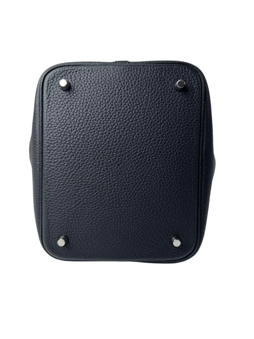 Hermes Picotin Lock MM Noir Black Taurillon Clemence Handbag